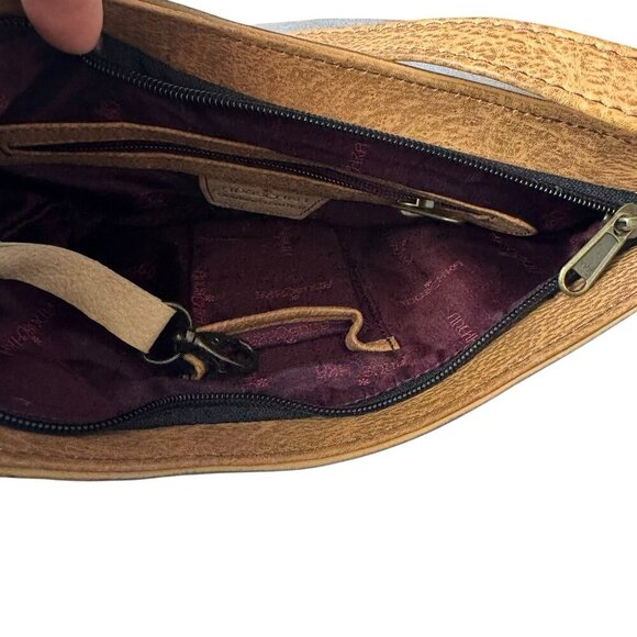 Anuschka Hand Painted Leather abstract Flap Crossbody Bag NWT 257-AT artsy art - Picture 11 of 13